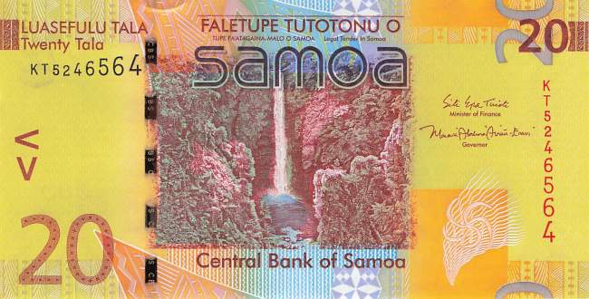 Samoa 20 Tala p.40c 2017